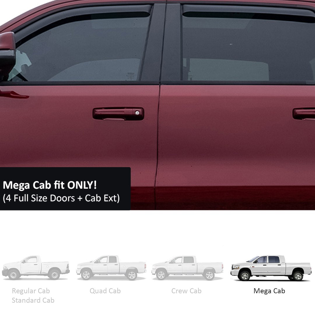 Product of Black Horse Offroad 1494109IN Inside Channel Rainguard