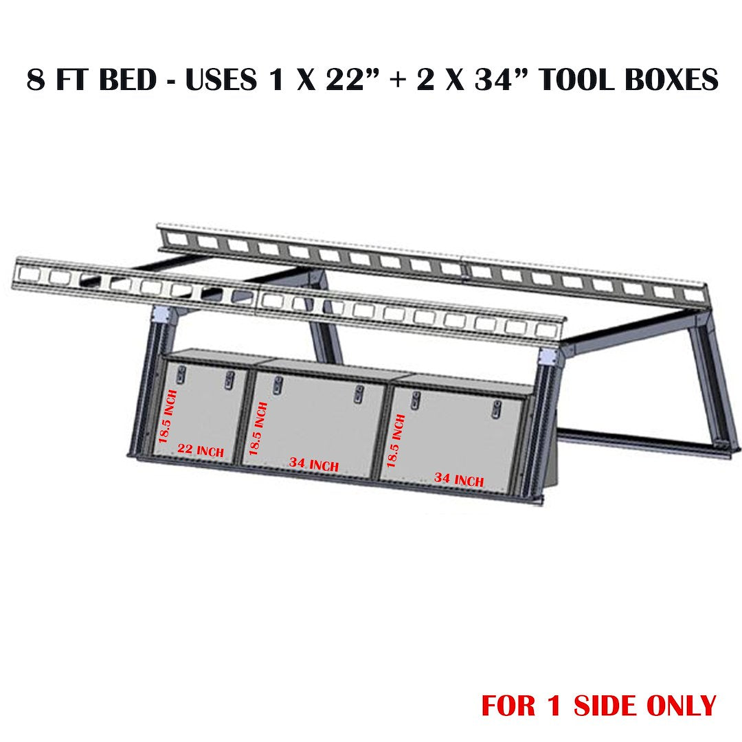 Black Horse Offroad Csfrhd8btx1 Ladder Rack||csfrhd8btx1_1.Jpg||86||blksfrhd8btx1||2239354