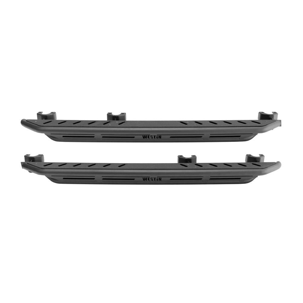 Product of Westin Automotive 42-6025 Black Steel Flat Rocker Panel Guard