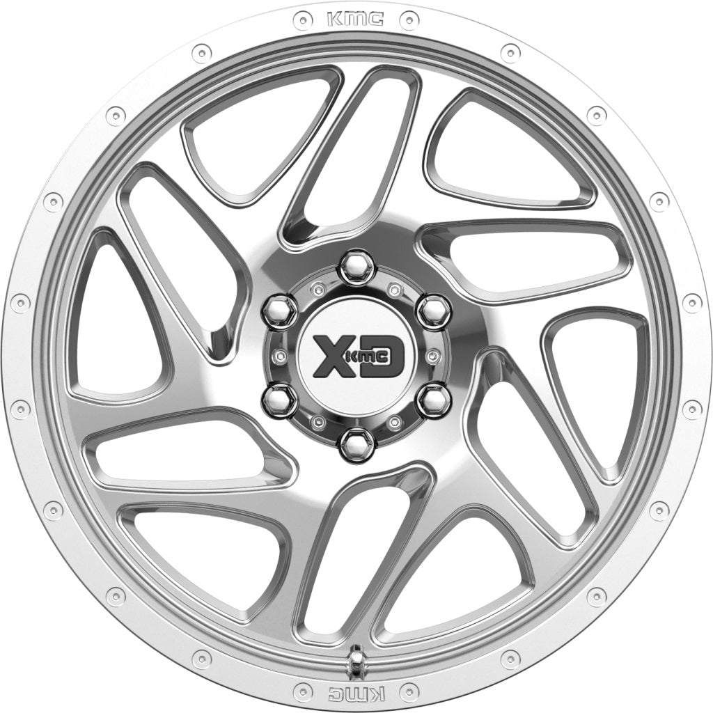Product of KMC Wheels 20x9 Silver Wheel - 8x6.69 Bolt Pattern