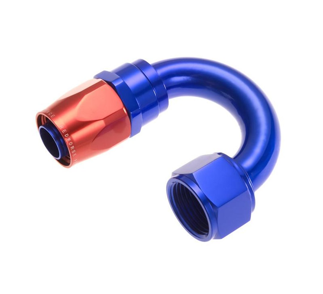 Product of Redhorse Performance 1180 Series 1180-08-1 Female Swivel 1/2 Inch (-8 AN) Blue/ Red