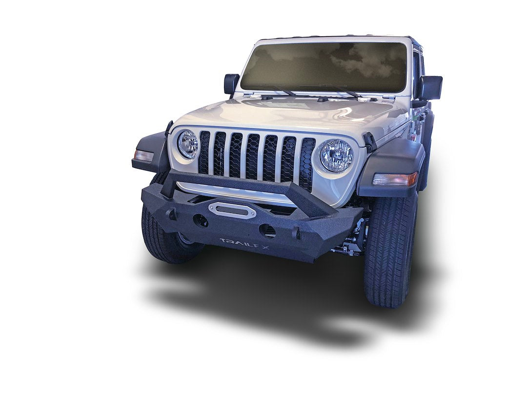 Product of TrailFX JL08T TFX Jeep Products Steel Textured Powder Coated Bumper