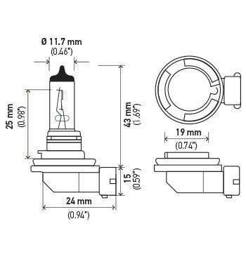 Hella H11 Headlight Bulb||h11.Pt01.Jpg||86||h57h11||1201853