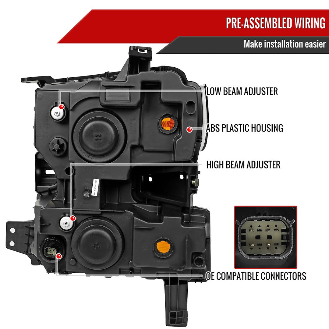 Spec-D Tuning 2lh-Siv1915jm-R-Ro Headlight Assembly||2lh-Siv1915jm-R-Ro_7.Jpg||92||sdtv1915jmrro||1837746