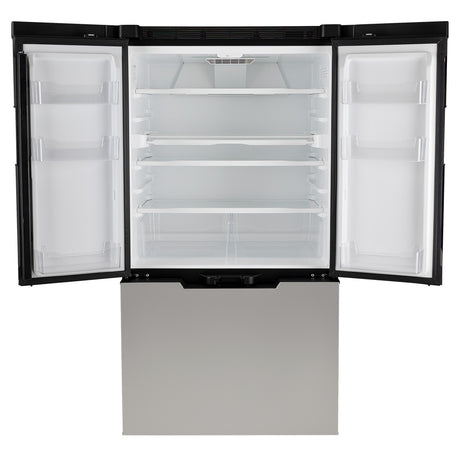 Product of Norcold 15 Cubic Feet Dual Compartment 3 Door Refrigerator With Freezer , Black Frame