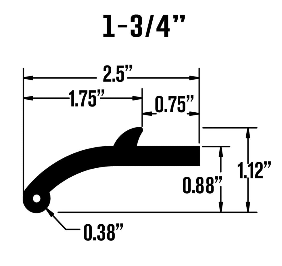 Product of Pacer Performance 52-195 Non-Exposed Fasteners Black Fender Flare - Set Of 4