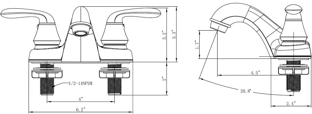 Phoenix Products Pf232301 Faucet||pf232301_4.Jpg||89||v46pf232301||1273159