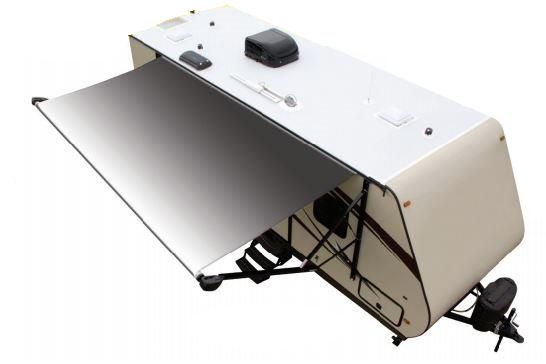 Product of Lippert Components V000314862 RV Patio Manual Awning , Black Fade