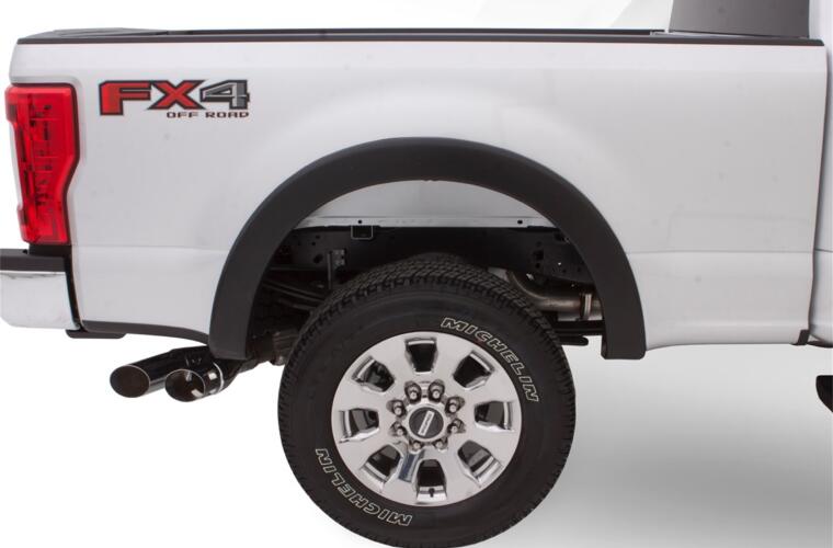 Product of Bushwacker 20108-02 Non-Exposed Fasteners Black Fender Flare - Set Of 2