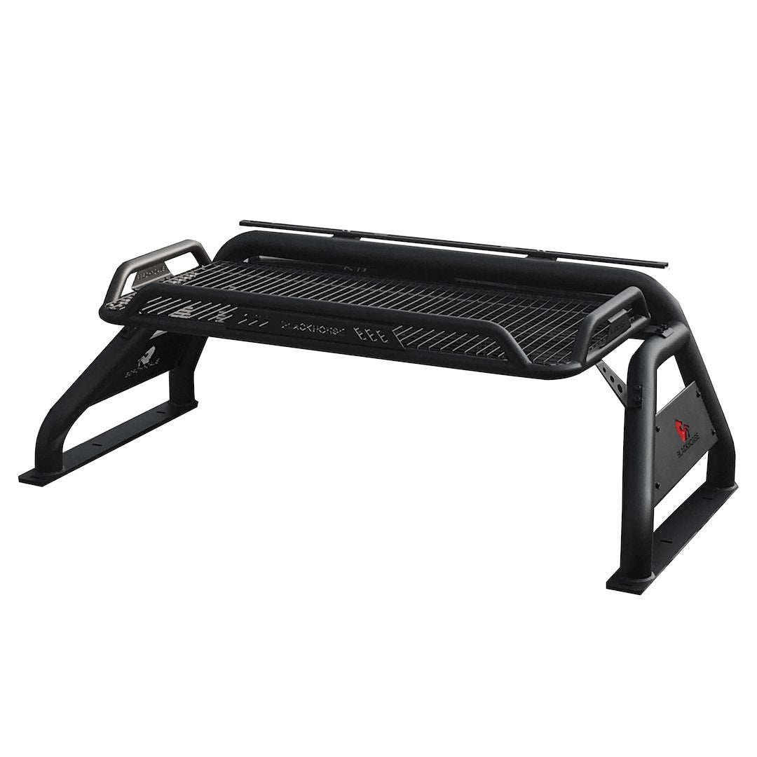 Product of Black Horse Offroad RB-BA1B Tubular Powder Coated Steel Truck Bed Bar