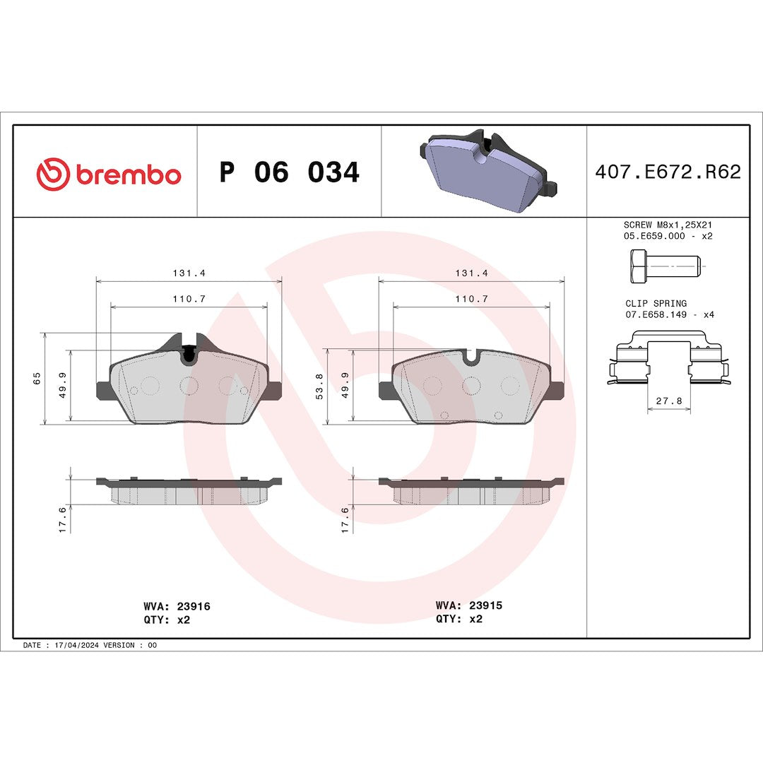 Brembo P06034 Brake Pad||p06034_Drw.Jpg||90||brmp06034||1752213