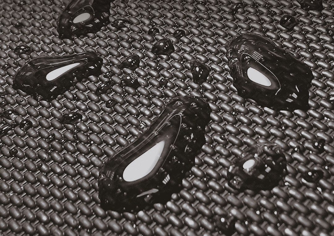 Product of 3D Mats M1TY2541309 Black Thermoplastic Rubber Of Carbon Fiber Texture Back Of 2nd Row Seat Cargo Area Liner