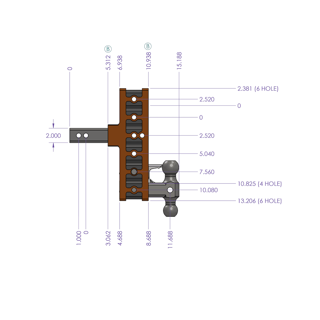 Gen-Y Hitch Gh-524 Trailer Hitch Ball Mount||gh-524_6.Png||91||gyhgh524||1314111