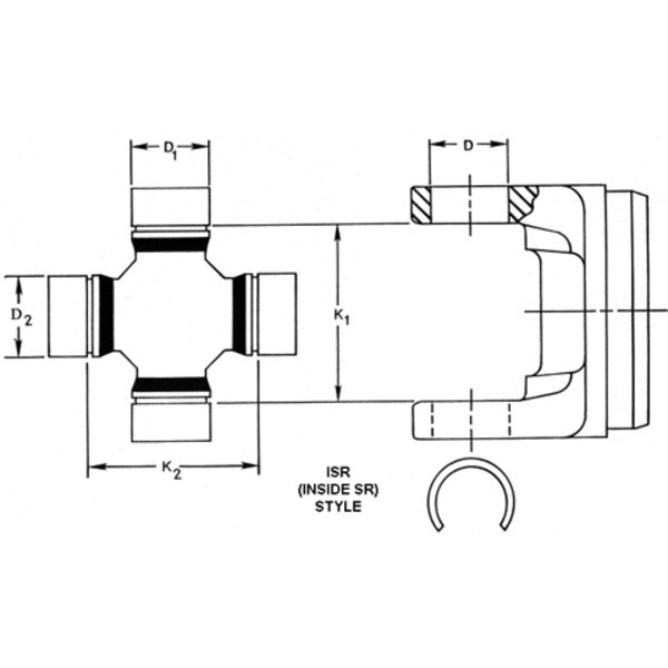 Dana/ Spicer Spl70-4x Universal Joint||spl70-4x_11.Jpg||95||dspl704x||1644677