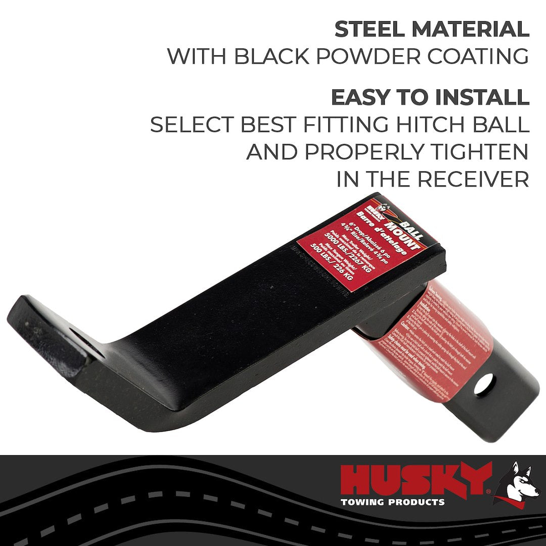 Product of Husky Towing 31363 2 Inch Receiver Trailer Hitch Ball Mount