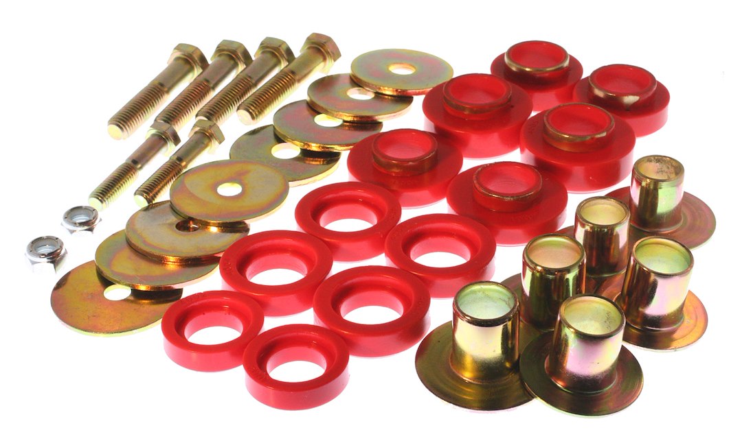 Product of Energy Suspension 3.4142R Red Polyurethane Body Mount Bushings