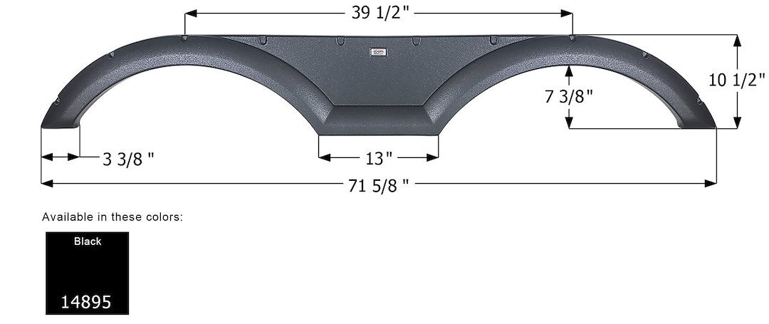 Product of Icon 14895 Fender Skirt
