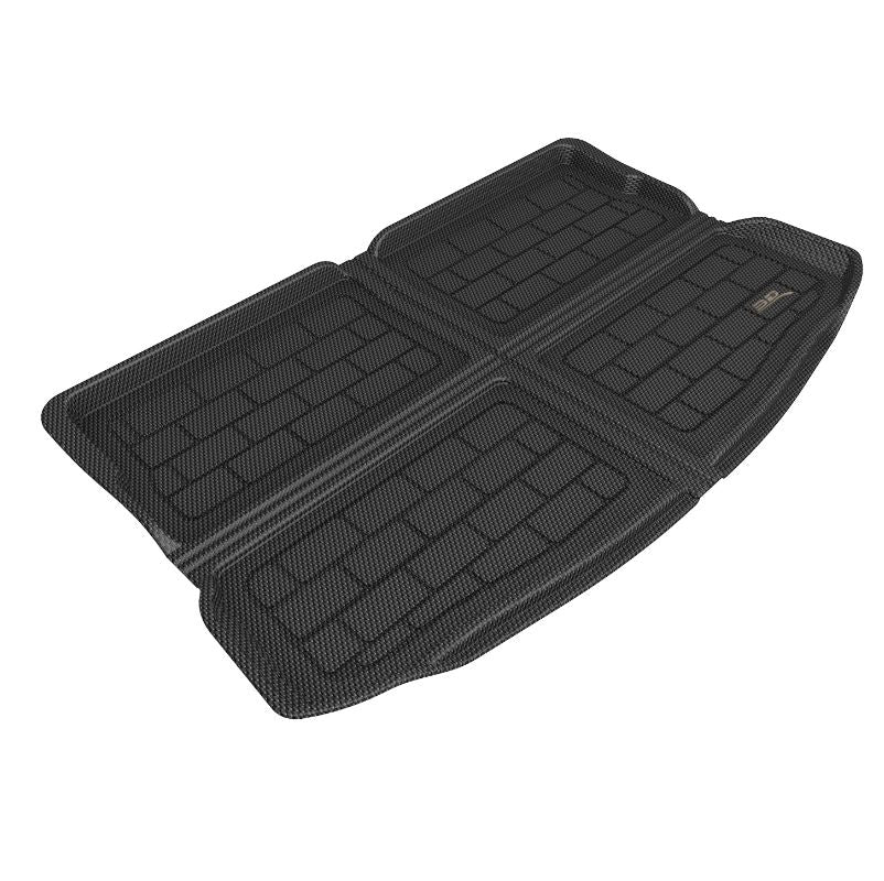 Product of 3D Mats M1CH0871309 Black Thermoplastic Rubber Of Carbon Fiber Texture To Back Of 2nd Seat Cargo Area Liner