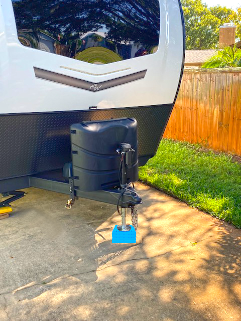 Product of Ultra-Fab Products 38-944017 3500 Pound Electric Trailer Tongue Jack