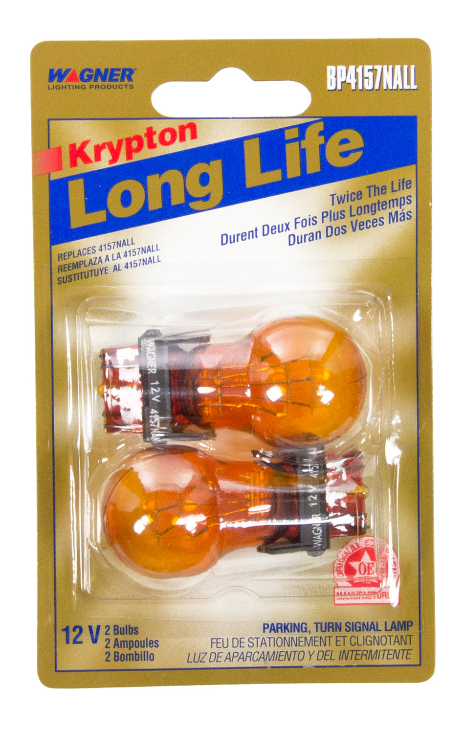 Wagner Lighting Bp4157nall Turn Signal Light Bulb||bp4157nall_P02_Pkg.Jpg||94||w31bp4157nall||1339472