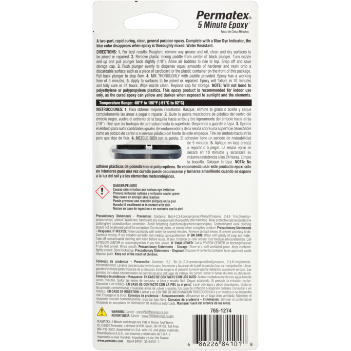 Product of Permatex 84101 Epoxy