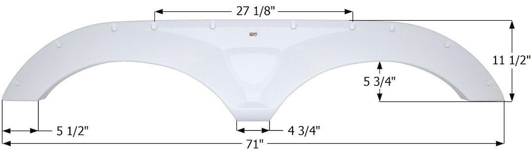 Product of Icon 14771 Fender Skirt