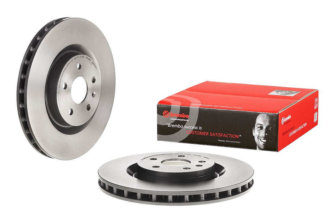 Product of Brembo 09890631C02 Vented 1 Piece Brake Rotor