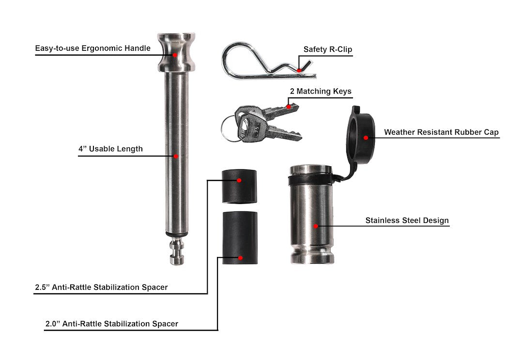 Product of Bulletproof Hitches Bplp3 Trailer Hitch Pin