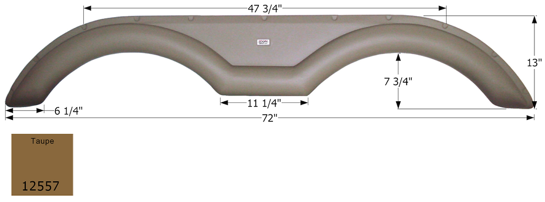 Icon 12557 Fender Skirt||||85||i6s12557||2022645