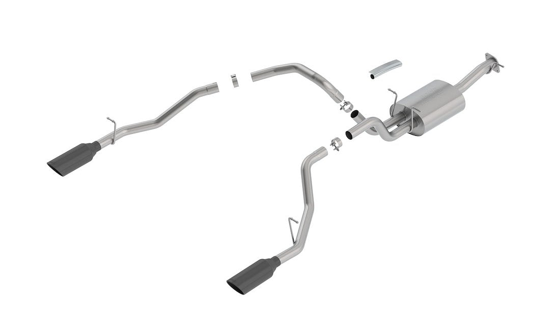 Product of Borla 140758BC Touring Cat Back System Single Exhaust System Kit