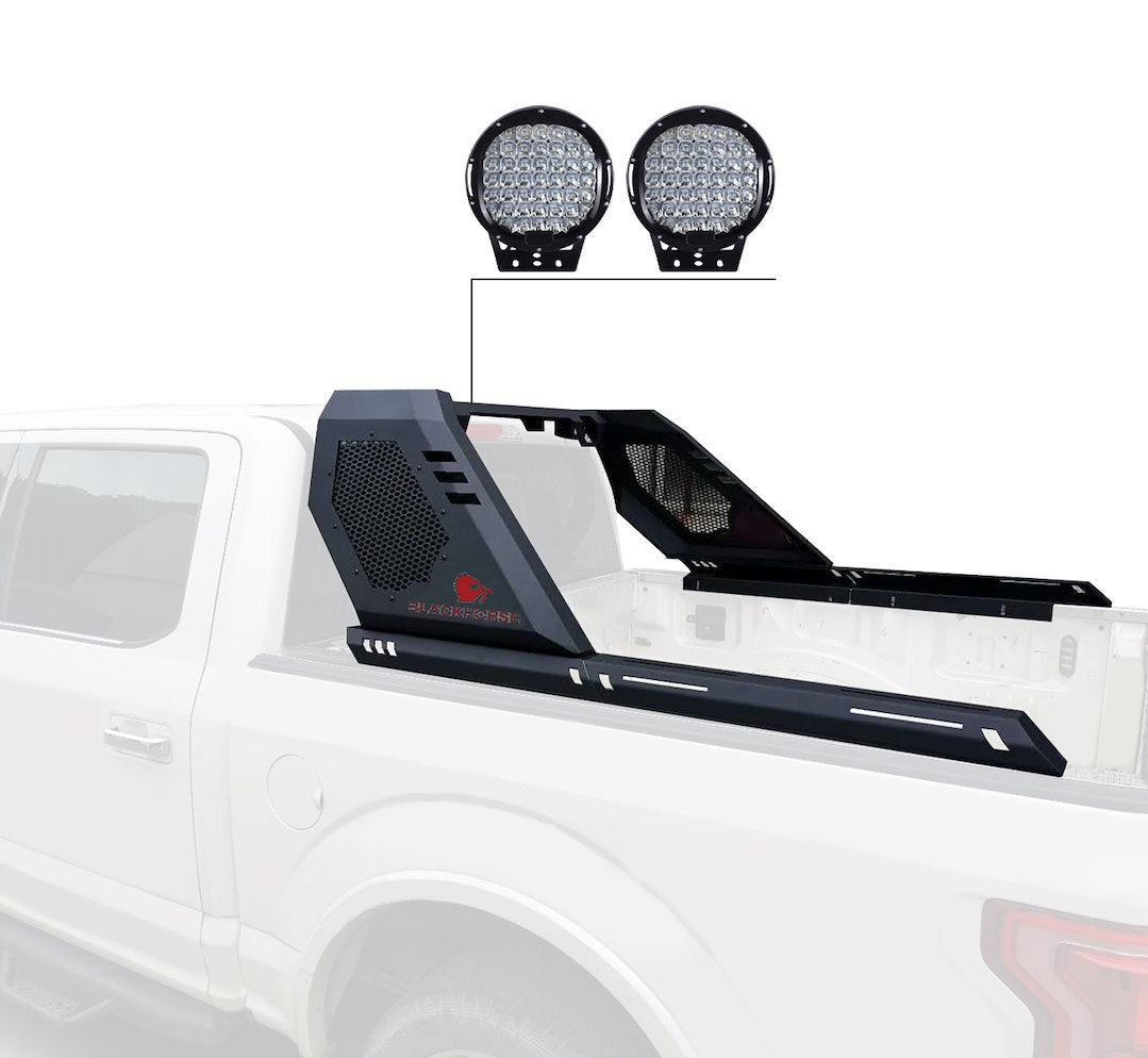 Product of Black Horse Offroad VIRB09B-PL69B  Truck Bed Bar