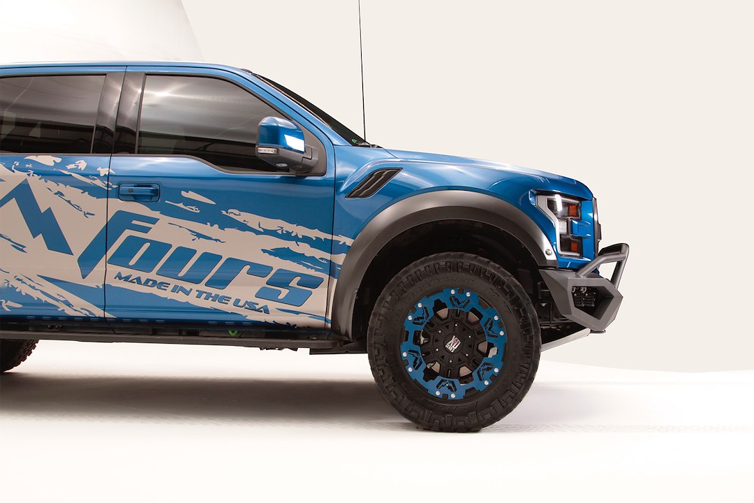 Product of Fab Fours FF17-D4352-1 Vengeance Steel Matte Powder Coated Bumper