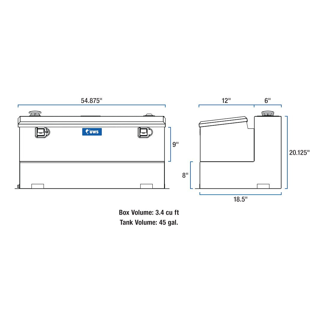 Uws Tt-45-Combo-Blk Liquid Transfer Tank||tt-45-Combo-Blk_3008x1990_Ca.Jpg||95||u22tt45combob||1712400