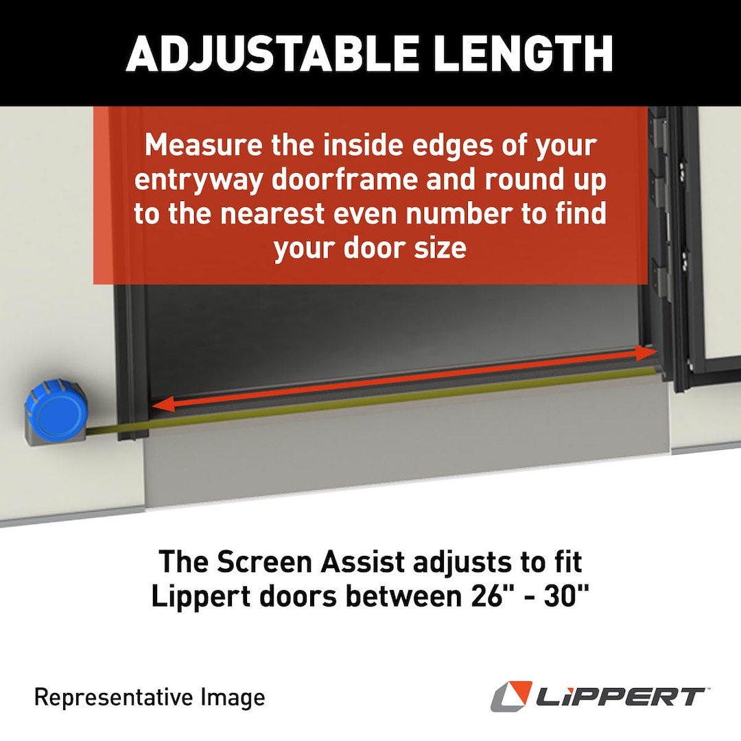 Product of Lippert Components 2021000090 Screen Door Push Bar