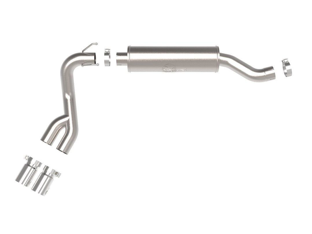 Product of Advanced FLOW Engineering 49-42082-P Rebel Cat-Back System Single Exhaust System Kit