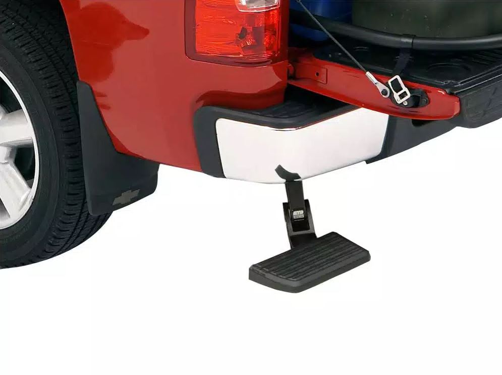 Product of Amp Research 75316-01A Black Powder Coated Aluminum Truck Step