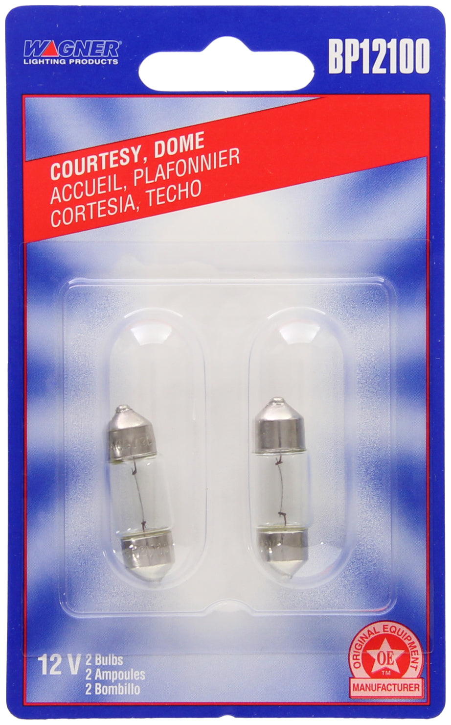 Wagner Lighting Bp12100 Dome Light Bulb||bp12100_P02_Pkg.Jpg||94||w31bp12100||1160887