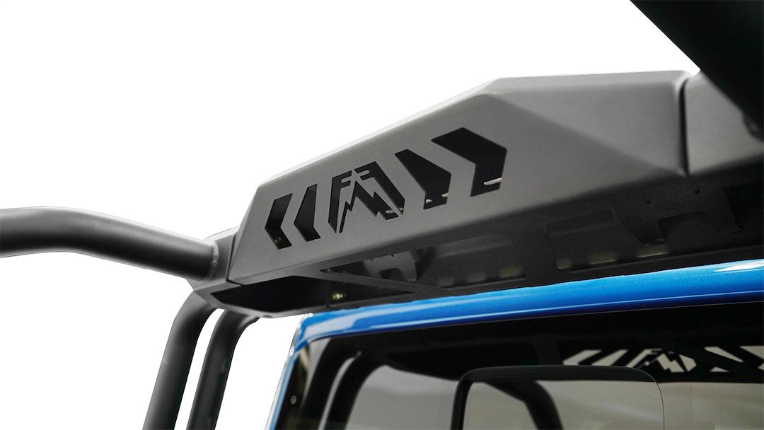 Product of Fab Fours JTSR20-1 Black Powder Coated Bar Style Headache Rack