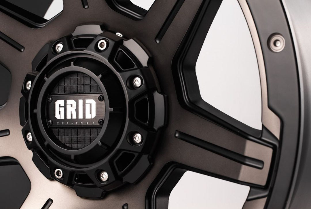 Product of Grid Wheels 20x10 Black With Metallic Dust Face Wheel - Not Applicable Bolt Pattern