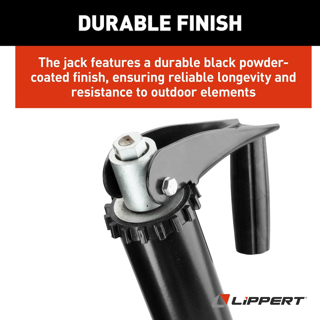 Product of Lippert Components 733926 2000 Pound Manual Trailer Tongue Jack