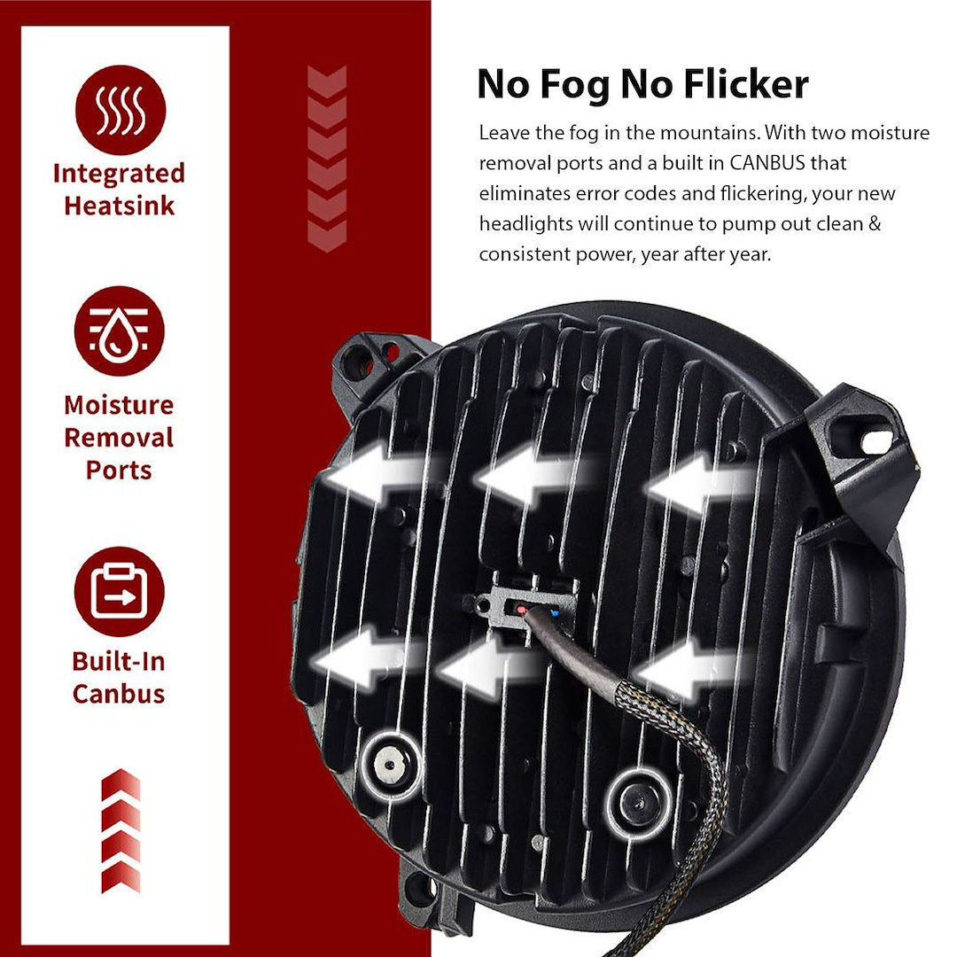 Product of Race Sport Lighting Rs9rgbw Headlight Assembly