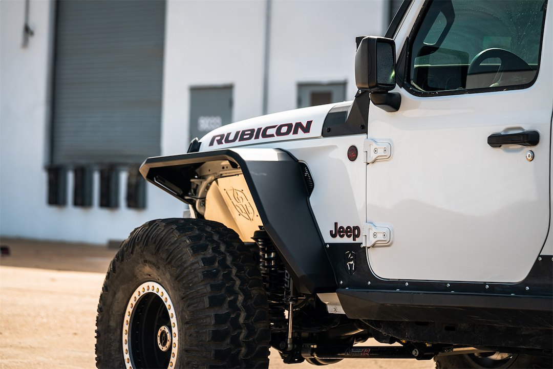 Product of Road Armor 518AFFWB Non-Exposed Fasteners Black Fender Flare -