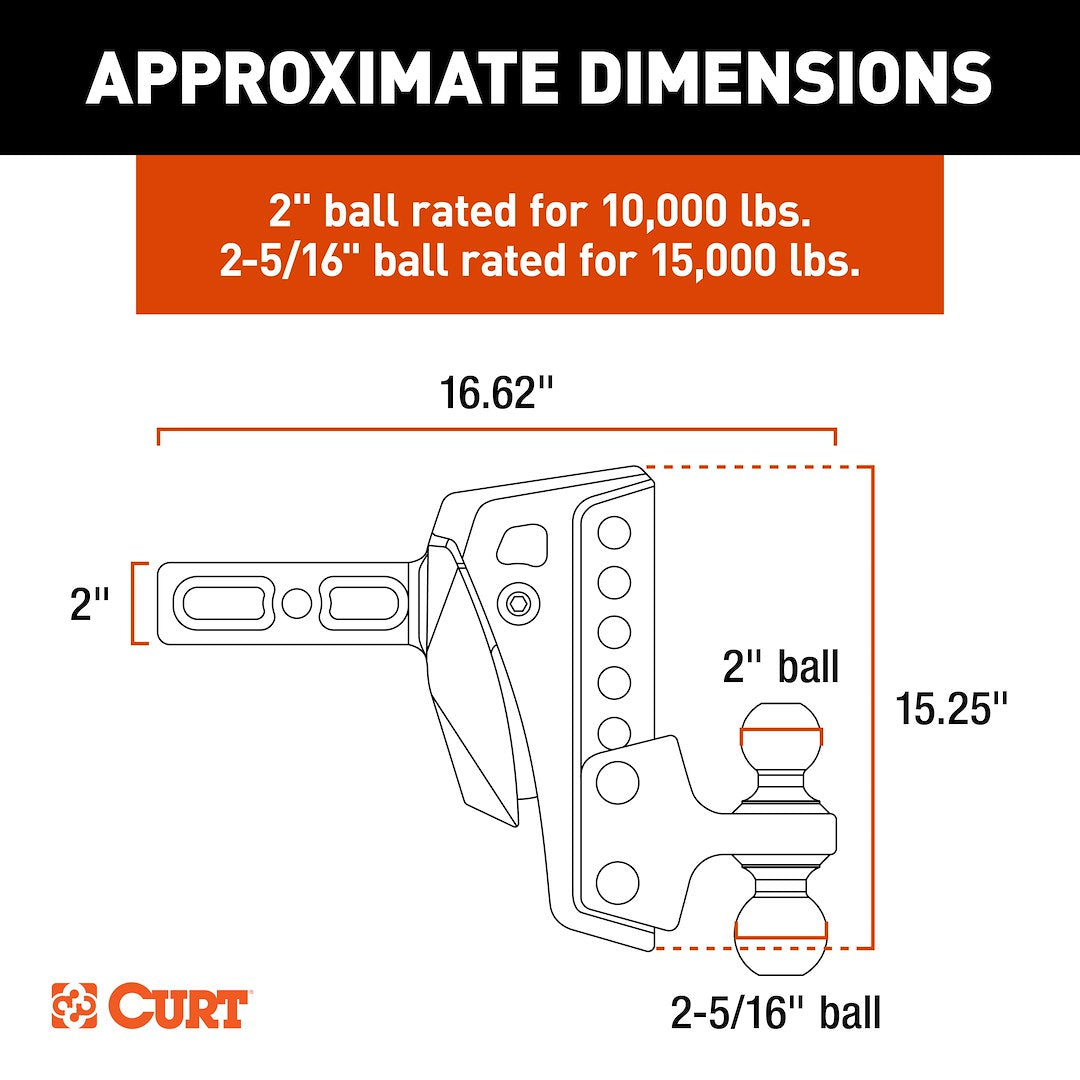 Curt 45951 Trailer Hitch Ball Mount||45951_3008x1990_Ca.Jpg||86||c9345951||1679373