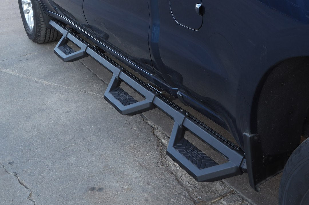 Product of Dee Zee DZ66351WTB Black Textured Powder Coated Hexagonal Nerf Bar - Truck Wheel To Wheel