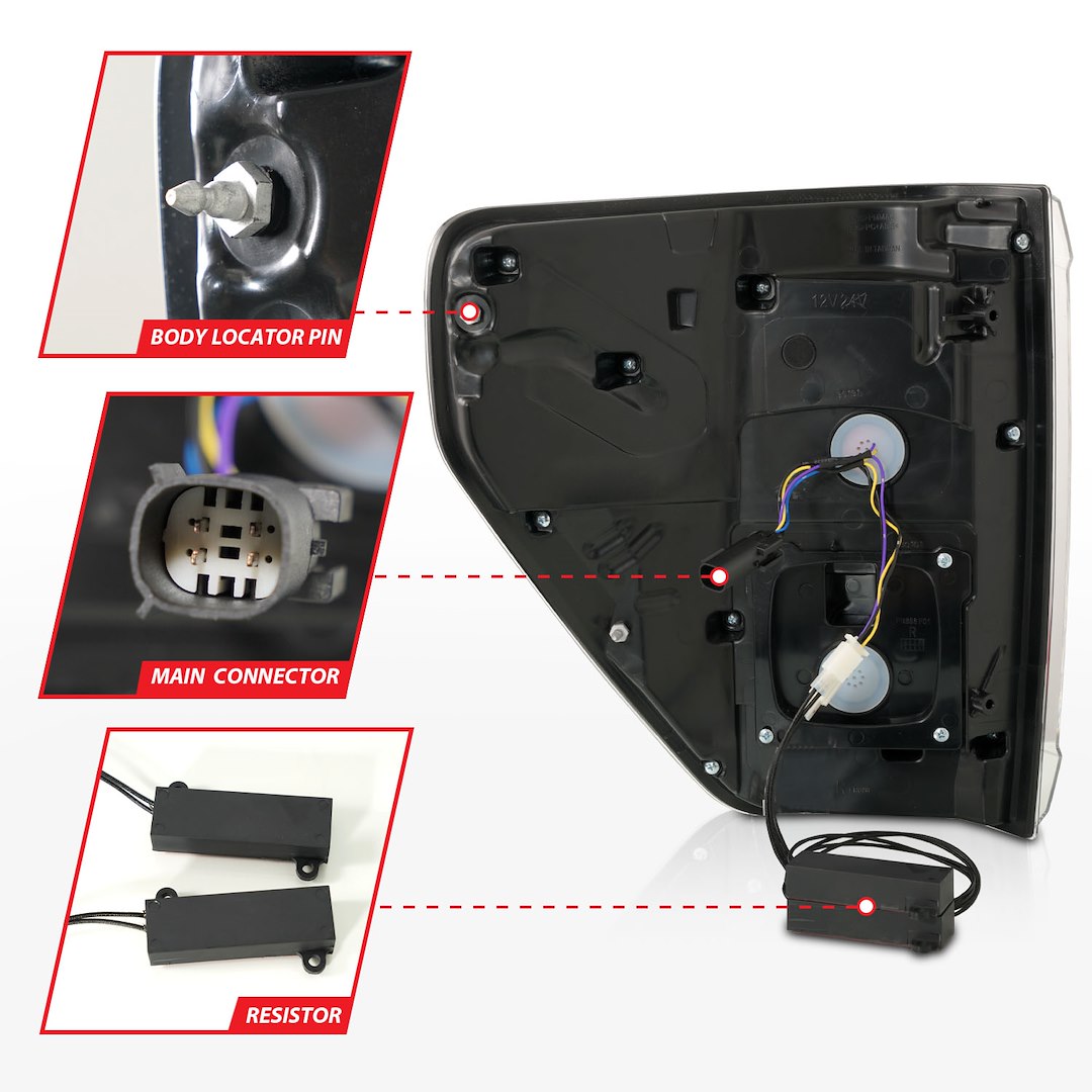 Product of ANZO USA 311476 Tail Light Assembly