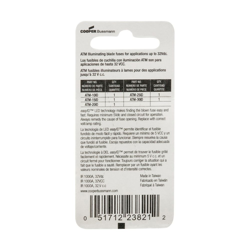 Product of Bussman Bp/Atm-Aid Fuse Assortment