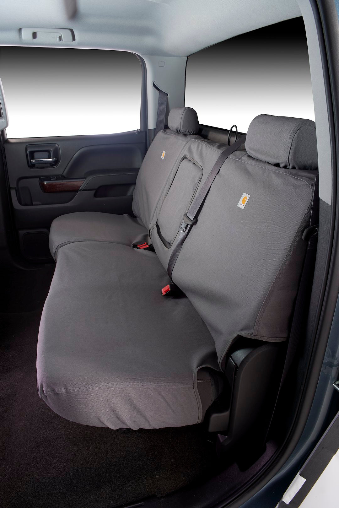 Product of Covercraft SSC8493CAGY Carhartt® SeatSaver® Carhartt Gravel 1000 Denier Nylon Seat Cover