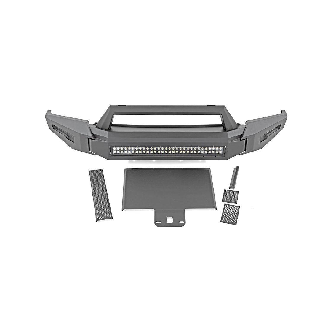 Product of Black Horse Offroad AFB-SI20-K2 Armour II Steel Powder Coated Bumper