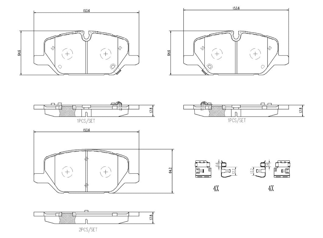 Brembo P10099n Brake Pad||p10099n_2.Jpg||86||brmp10099n||2091808