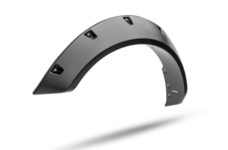 Product of Bushwacker 20960-02 Pocket Style/ Exposed Fasteners Black Fender Flare - Set Of 4